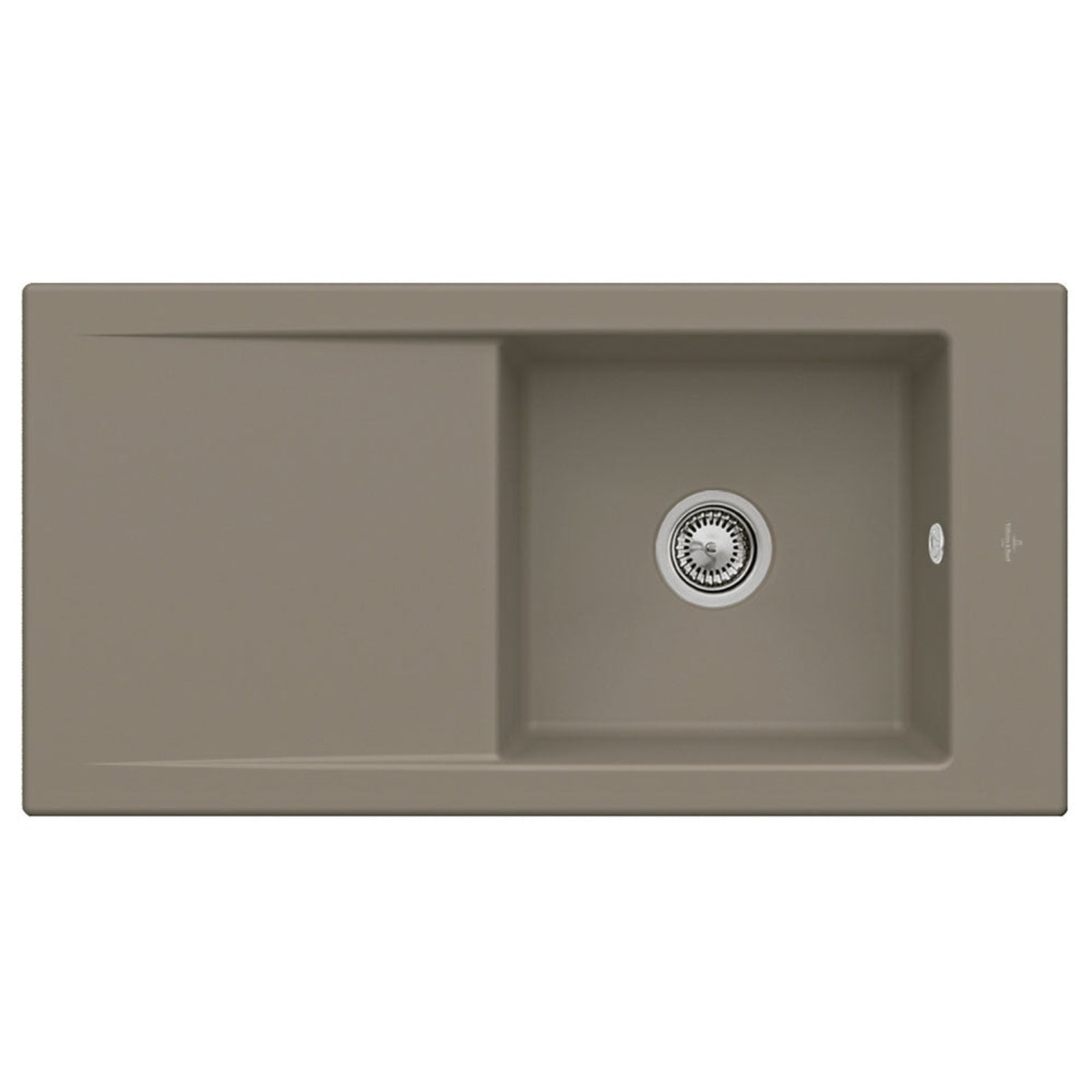 Villeroy & Boch Timeline 60 1.0 Bowl Ceramic Kitchen Sink - NO WASTE