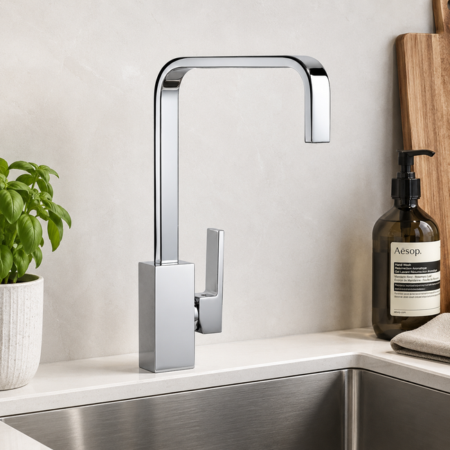 Chrome Paini Kitchen Taps 
