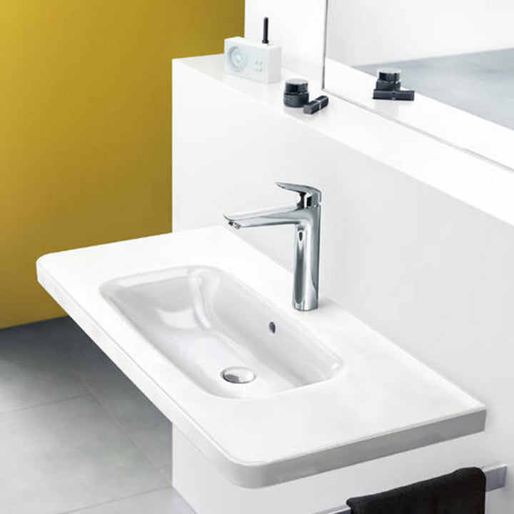 Hansgrohe Logis Chrome Single Lever Basin Mixer Tap 190 Without Waste