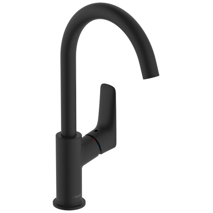 Hansgrohe Logis Single Lever Swivel Spout Basin Mixer Tap 210 Without Waste