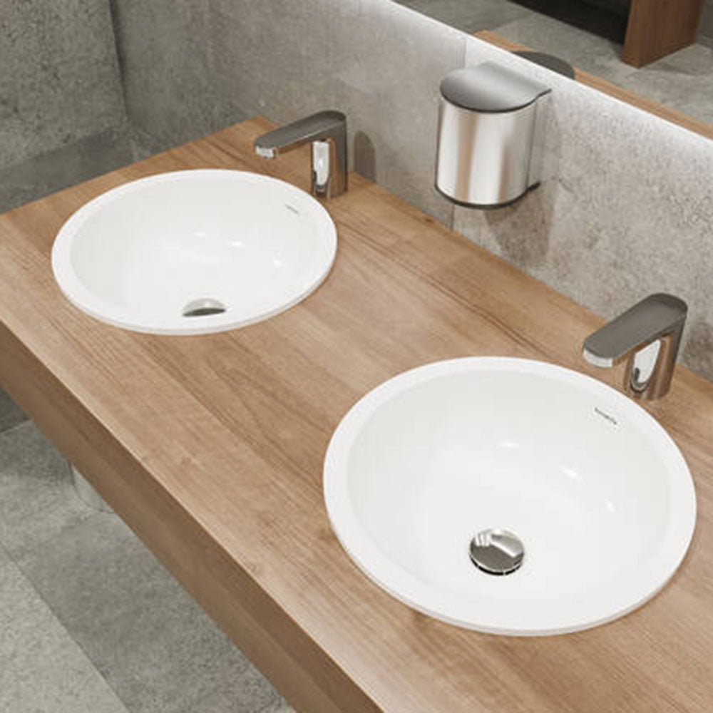 Hansgrohe Vernis Blend 100 Chrome Electronic Basin Mixer Tap, Battery Operation