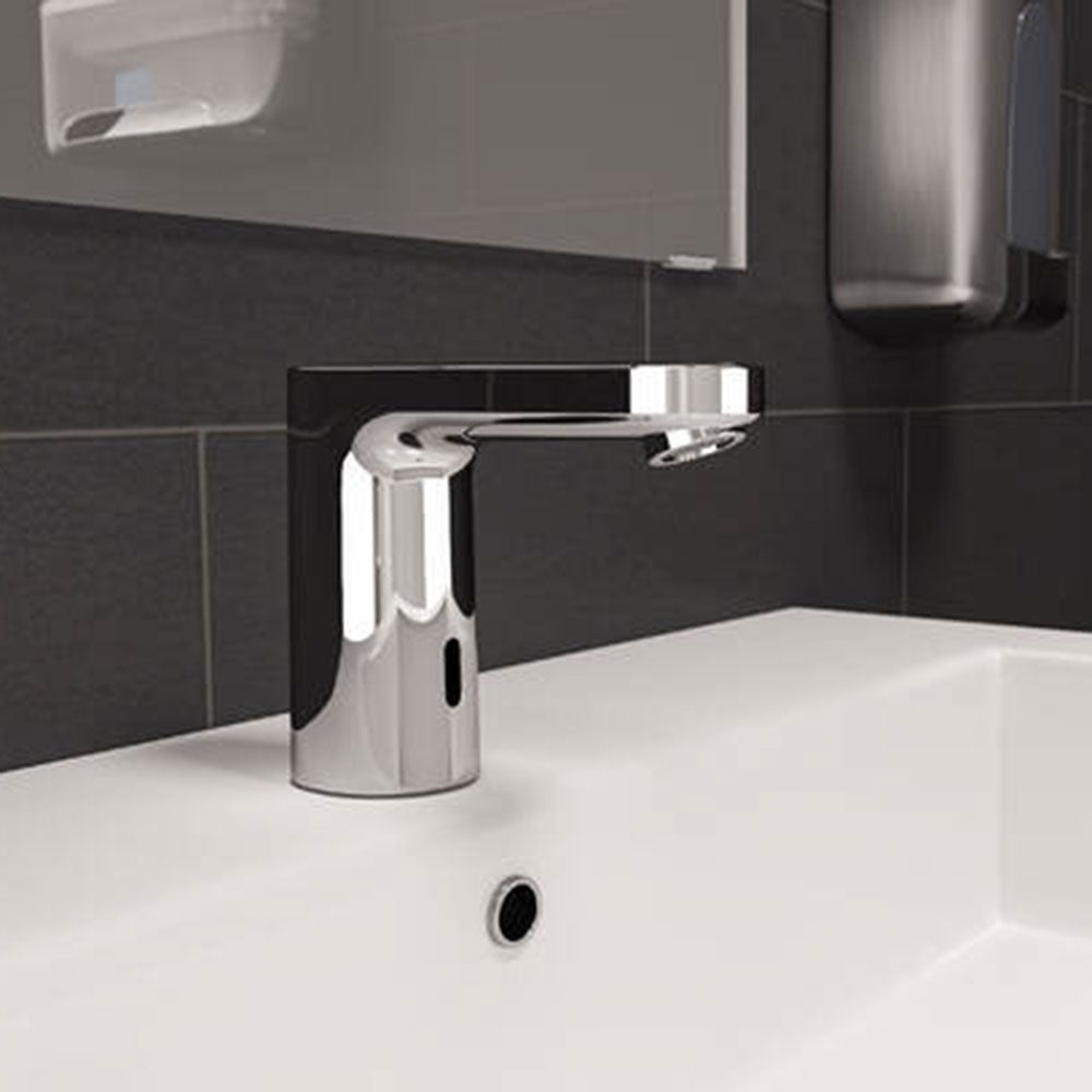 Hansgrohe Vernis Blend 100 Chrome Electronic Basin Mixer Tap, Battery Operation