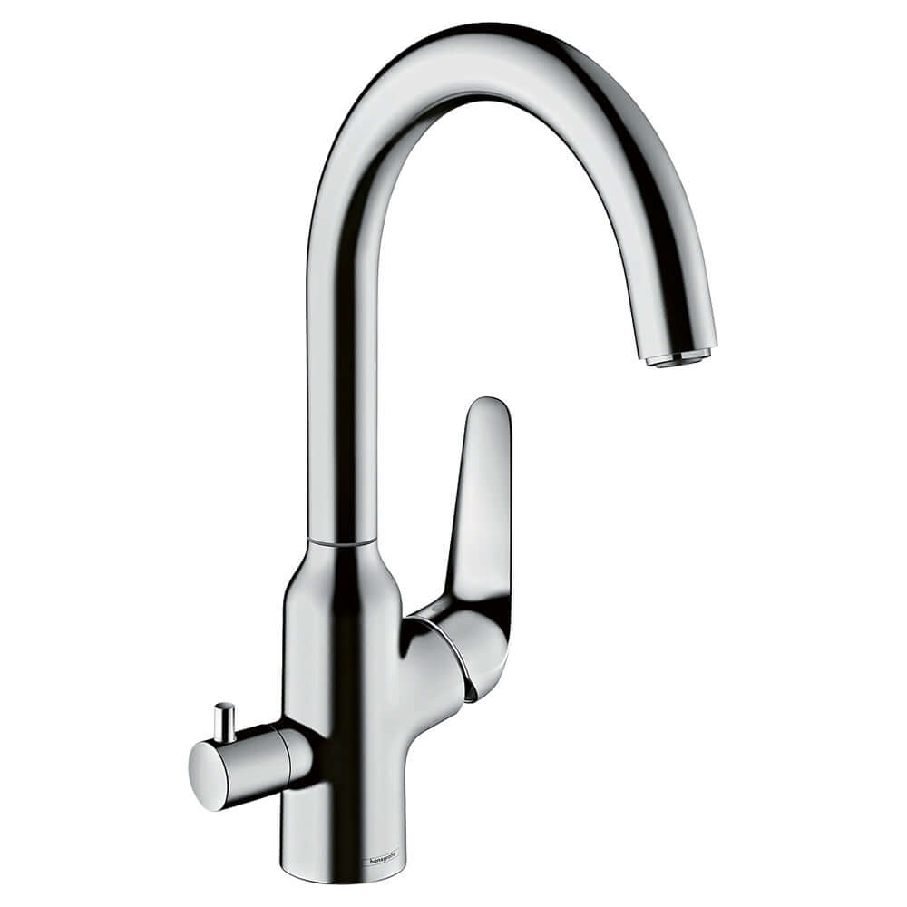 Hansgrohe Focus M42 Chrome 220 1 Jet Single Lever Kitchen Sink Mixer Tap 71803000