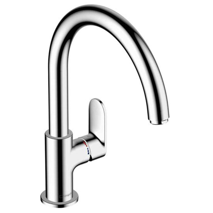 Hansgrohe Vernis Blend M35 Chrome Single Lever Swivel Spout Kitchen Sink Mixer Tap 210