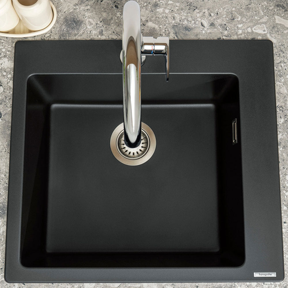 Hansgrohe Vernis Blend M35 Chrome 210 Single Lever Swivel Spout Kitchen Sink Mixer Tap