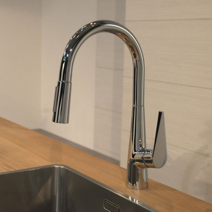 Hansgrohe Talis M51 200 Pullout 2 Spray Single Lever Kitchen Sink Mixer Tap