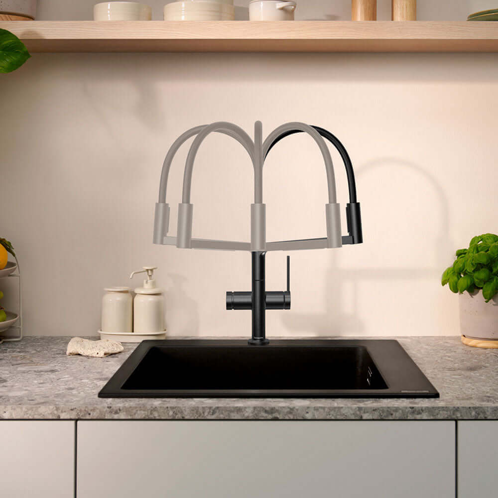 Hansgrohe Talis Select M54 3 Jet Powder Spray Single Lever Kitchen Sink Mixer Tap