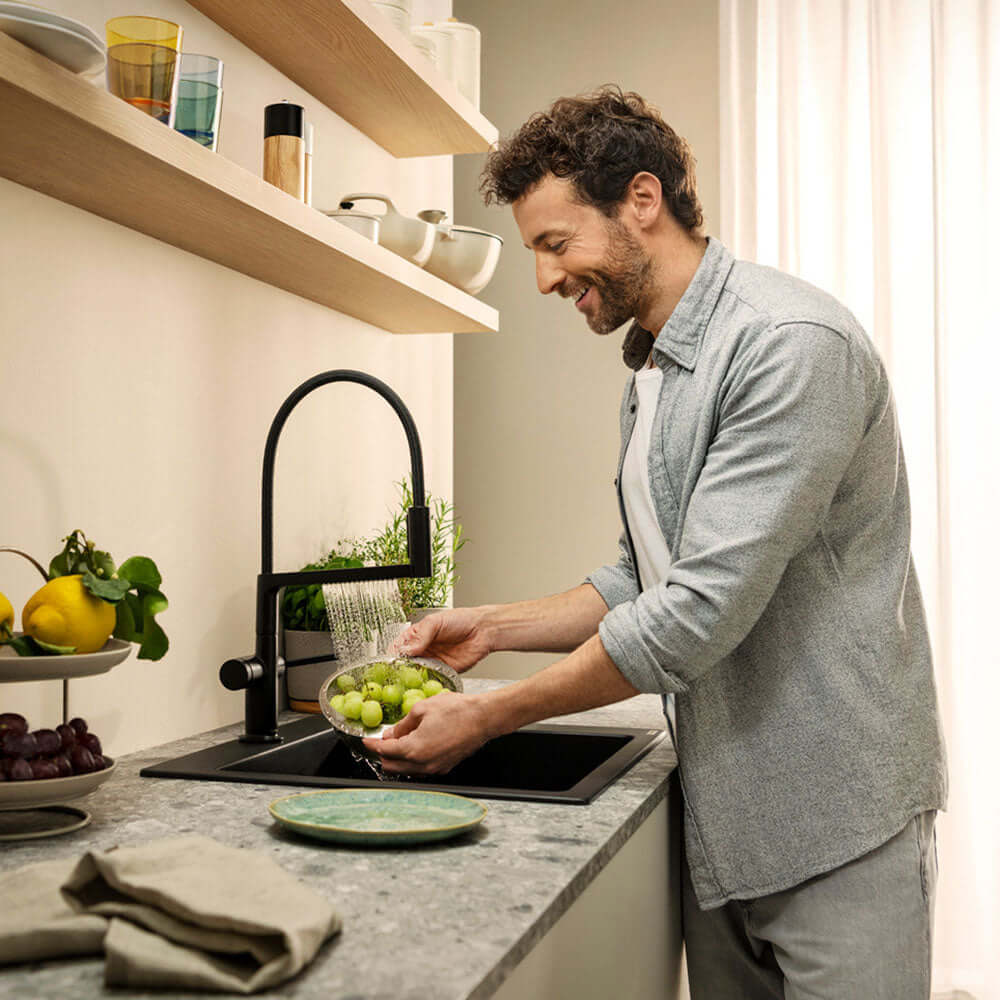 Hansgrohe Talis Select M54 3 Jet Powder Spray Single Lever Kitchen Sink Mixer Tap