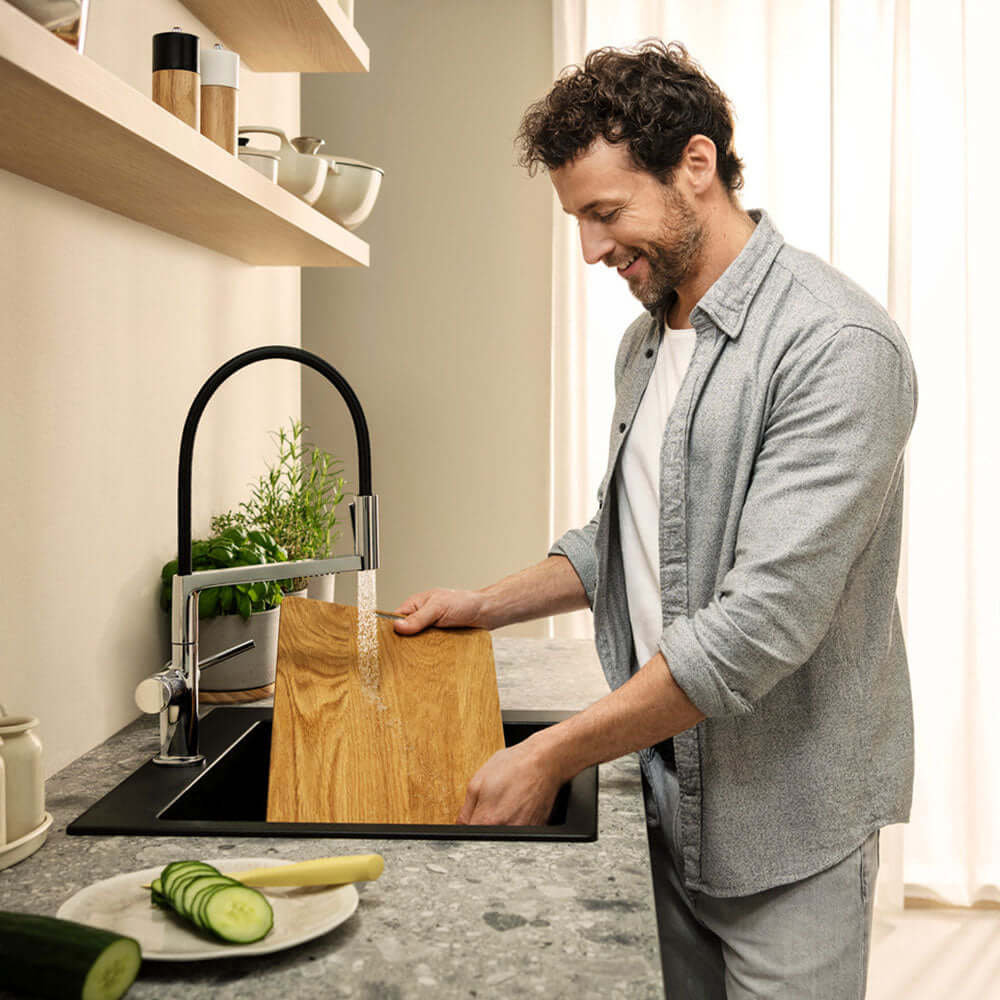 Hansgrohe Talis Select M54 3 Jet Powder Spray Single Lever Kitchen Sink Mixer Tap