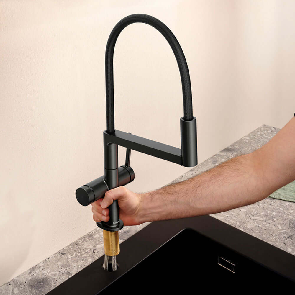 Hansgrohe Talis Select M54 3 Jet Powder Spray Single Lever Kitchen Sink Mixer Tap