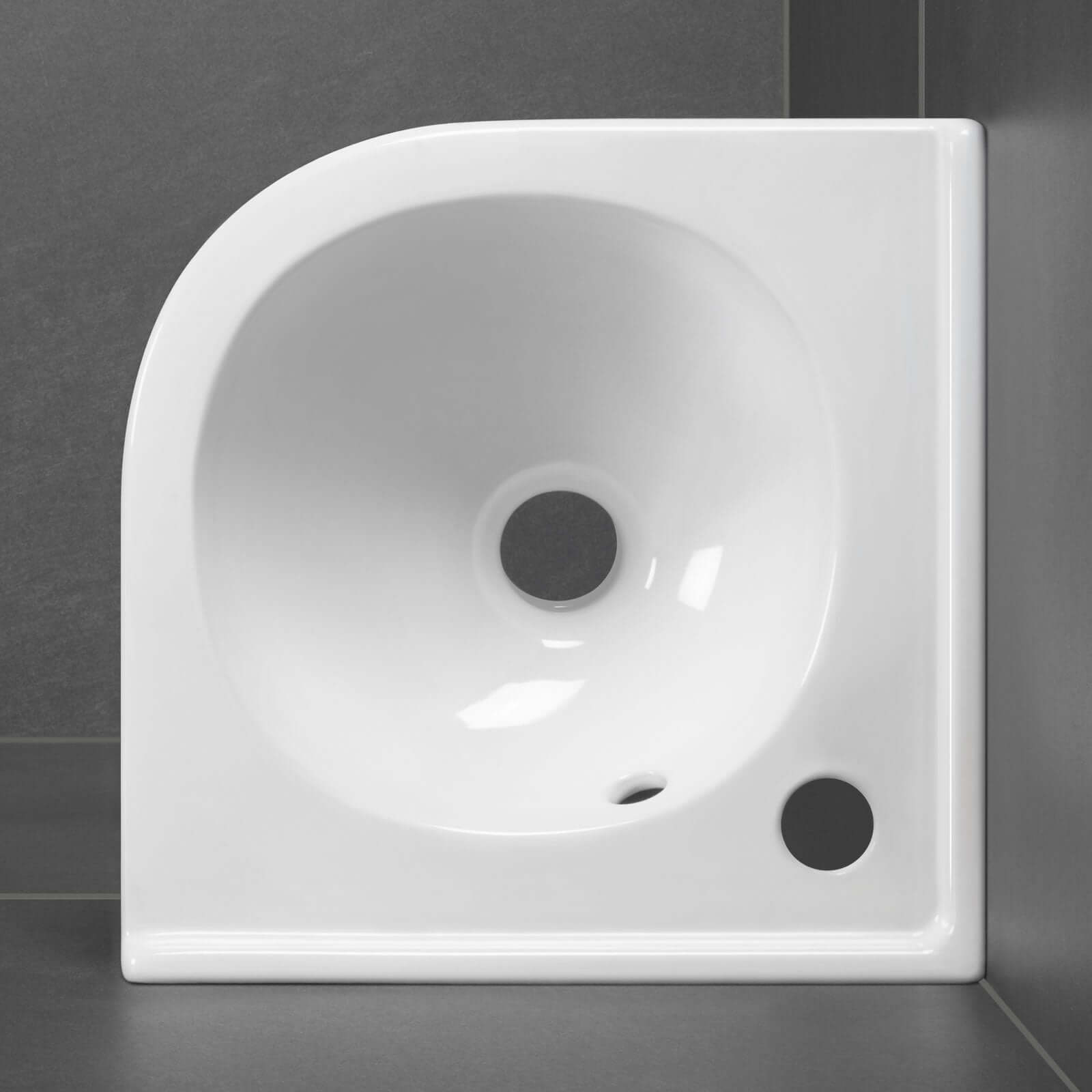 Villeroy & Boch O.novo 400x320 White Alpin 1TH Corner Handwash Basin with Overflow