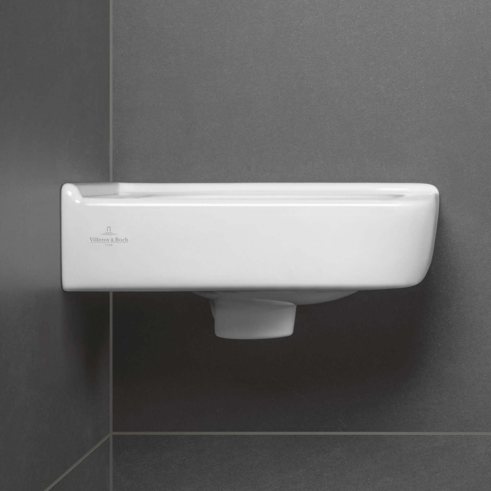 Villeroy & Boch O.novo 400x320 White Alpin 1TH Corner Handwash Basin with Overflow