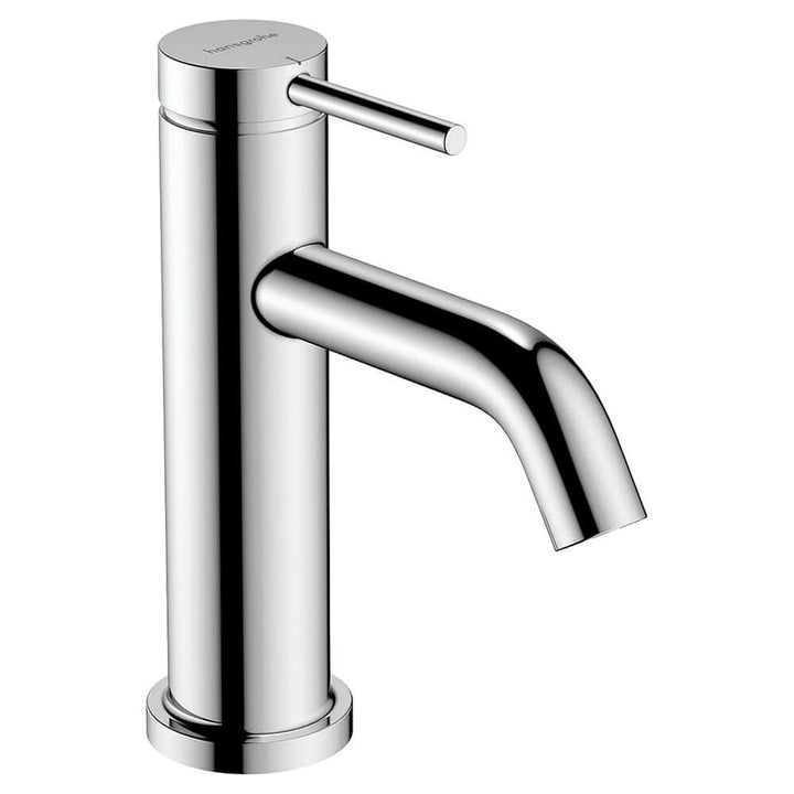 Hansgrohe Tecturis S Chrome Pillar Tap 80 With Lever Handle For Cold Water Or Pre-adjusted Water Without Waste Set 73313000