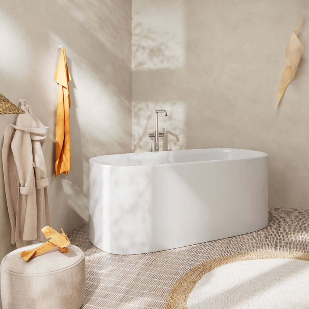 Hansgrohe Tecturis S Chrome Single Lever Bath Mixer Tap Floor-standing 73440000