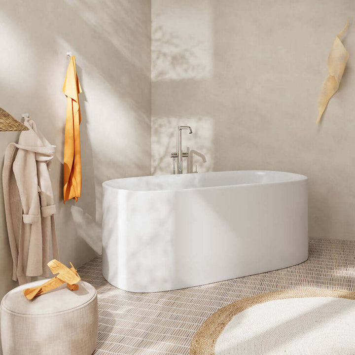 Hansgrohe Tecturis S Chrome Single Lever Bath Mixer Tap Floor-standing 73440000