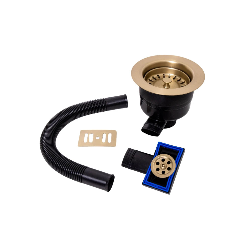 Top Fix Kitchen Strainer Waste with Overflow – (90mm) G1 1/2”