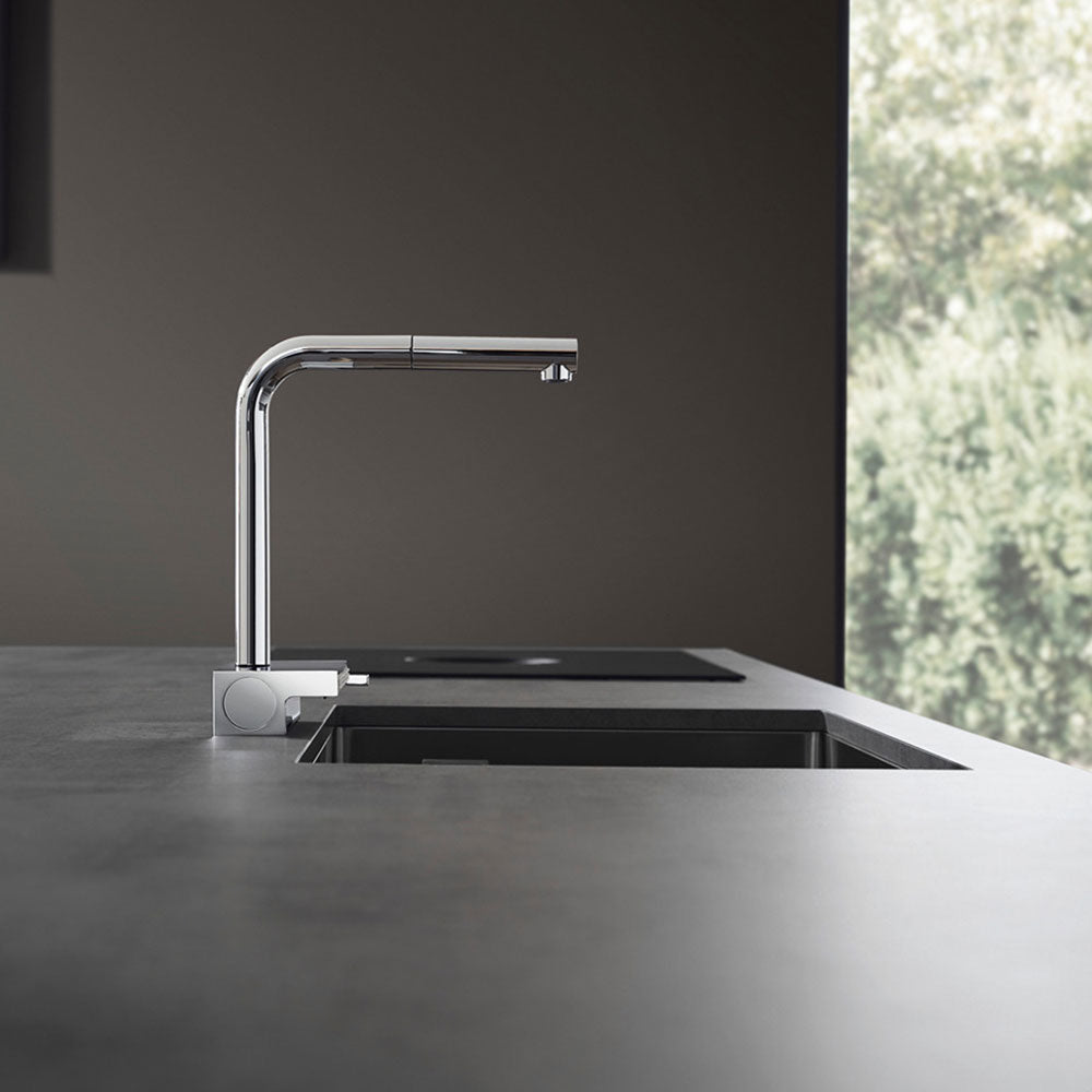 Hansgrohe Aquno Select M81 250 2 Jet Pullout Spout Single Lever Kitchen Sink Mixer Tap with sBox
