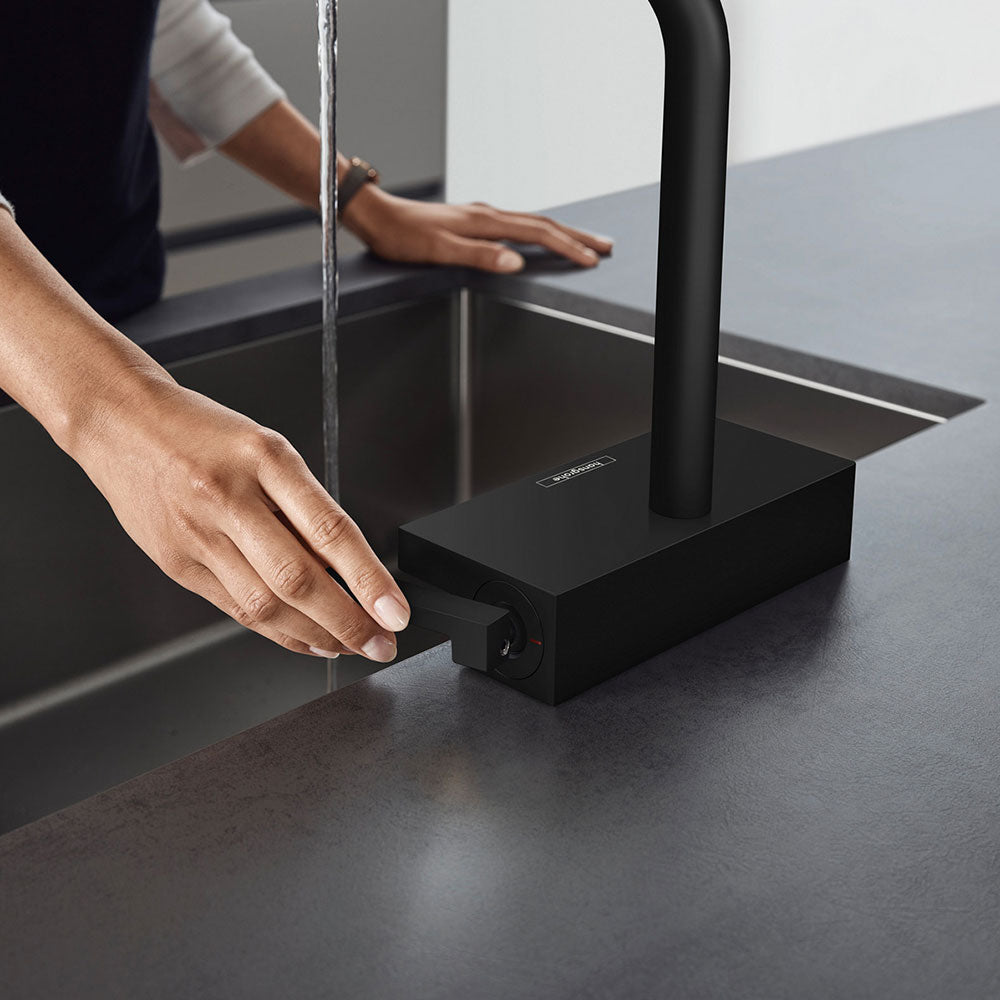Hansgrohe Aquno Select M81 250 2 Jet Pullout Spout Single Lever Kitchen Sink Mixer Tap with sBox