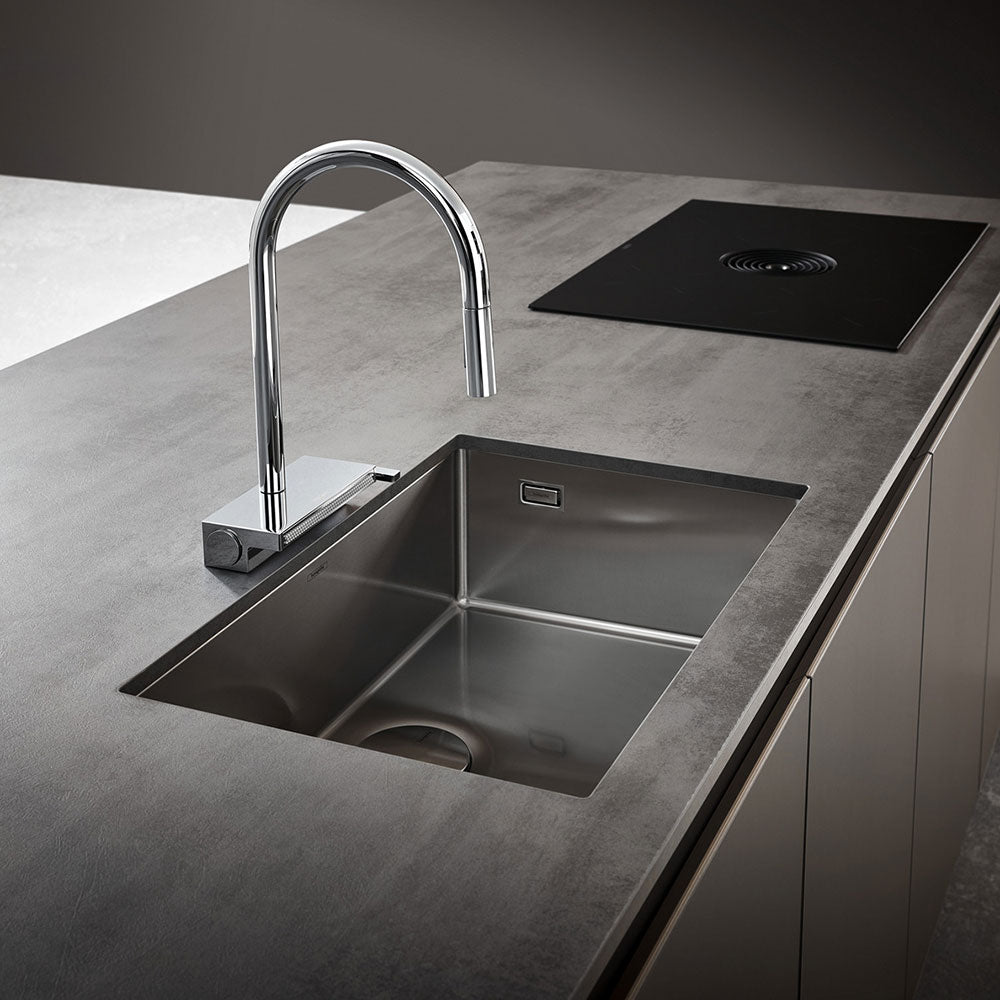 Hansgrohe Aquno Select M81 170 3 Jet Pullout Spray Single Lever Kitchen Sink Mixer Tap with sBox