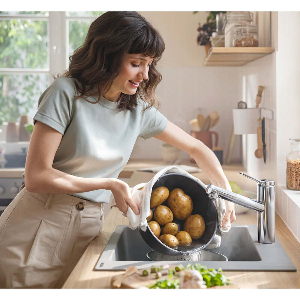 Hansgrohe Zesis M33 150 1 Jet Single Lever Kitchen Sink Mixer Tap