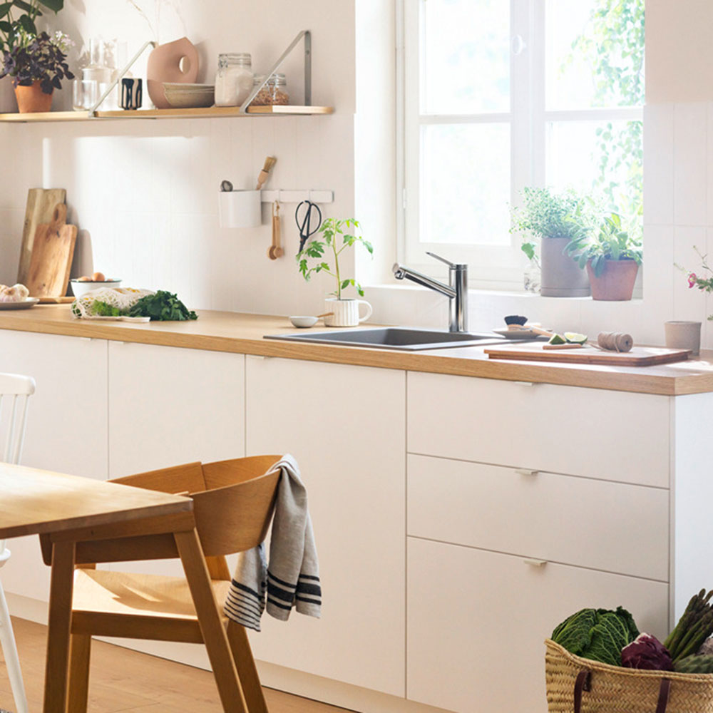 Hansgrohe Zesis M33 Chrome 150 1 Jet Single Lever Kitchen Sink Mixer Tap 74813000