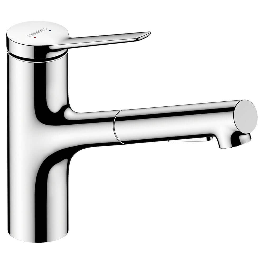 Hansgrohe Zesis M33 150 2 Jet Metal Pull-out Spray Single Lever Kitchen Sink Mixer Tap