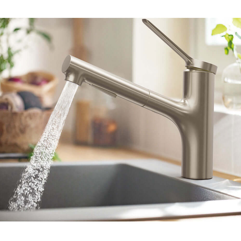 Hansgrohe Zesis M33 150 2 Jet Metal Pull-out Spray Single Lever Kitchen Sink Mixer Tap