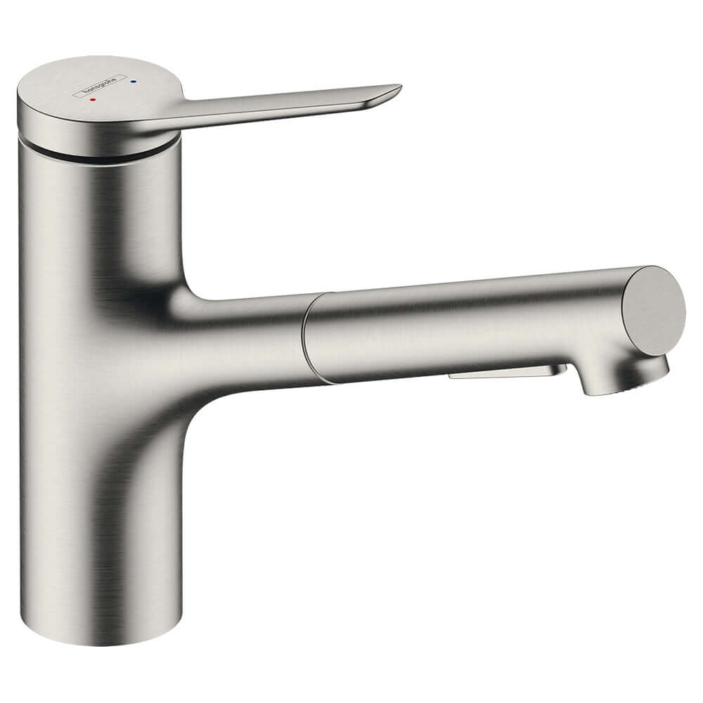 Hansgrohe Zesis M33 150 2 Jet Metal Pull-out Spray Single Lever Kitchen Sink Mixer Tap