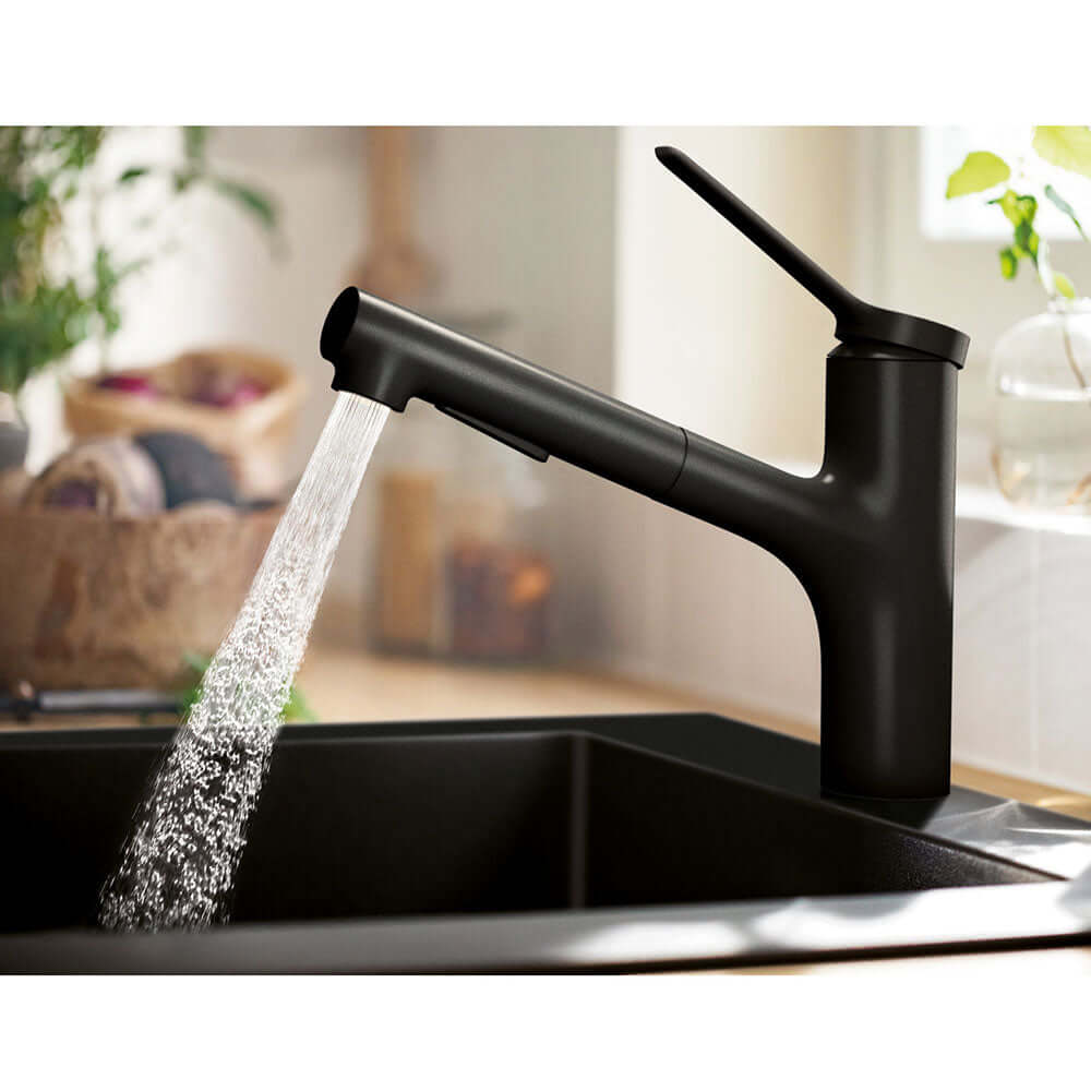 Hansgrohe Zesis M33 150 2 Jet Metal Pull-out Spray Single Lever Kitchen Sink Mixer Tap