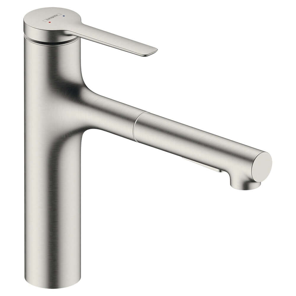 Hansgrohe Zesis M33 160 2 Jet Metal Pull-Out Spray Single Lever Kitchen Sink Mixer Tap