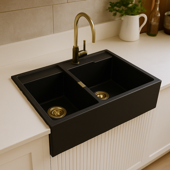 Black Sit On Kitchen Sinks