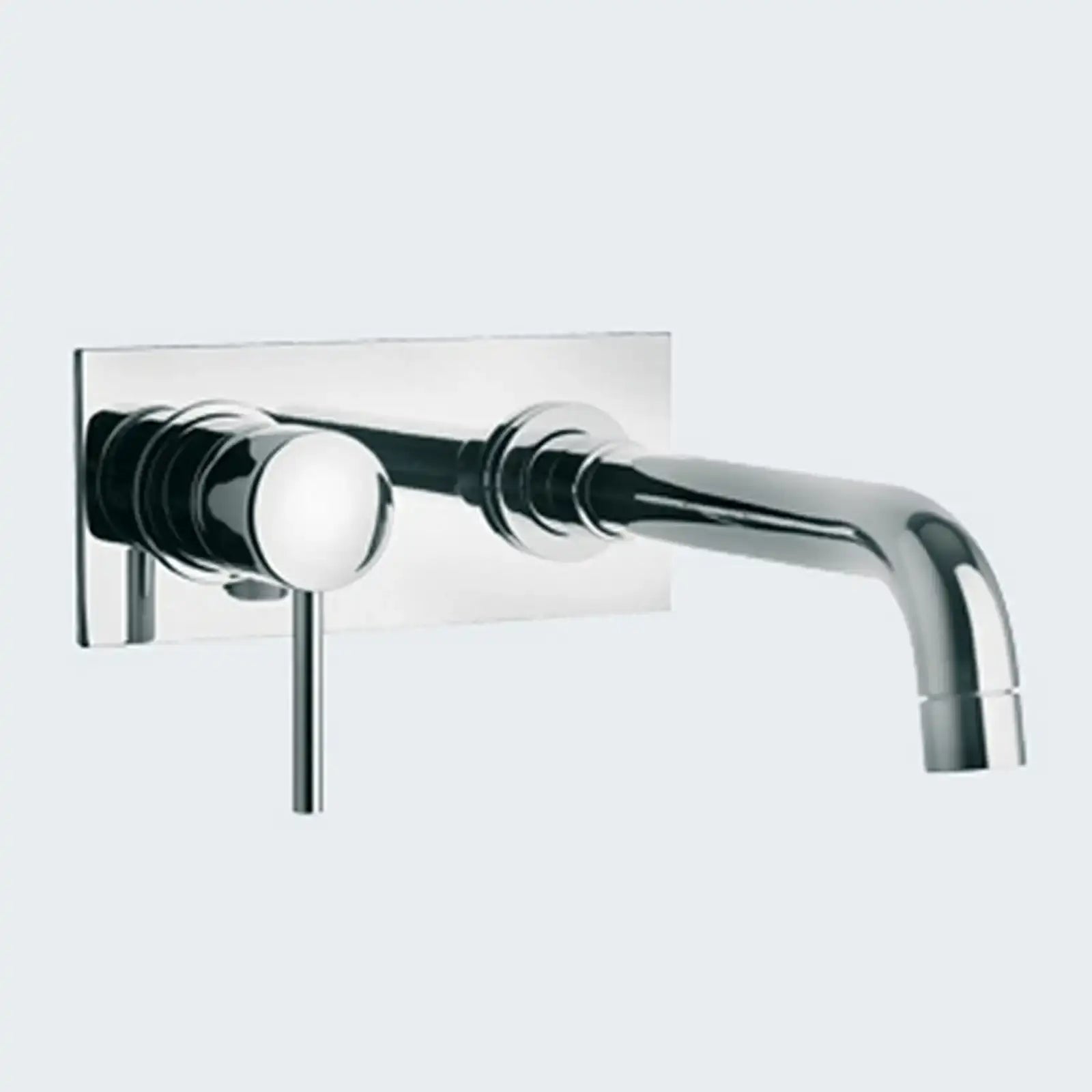Paini Cox Chrome Wall Mounted Basin Mixer Tap with Back Plate 78CR208P