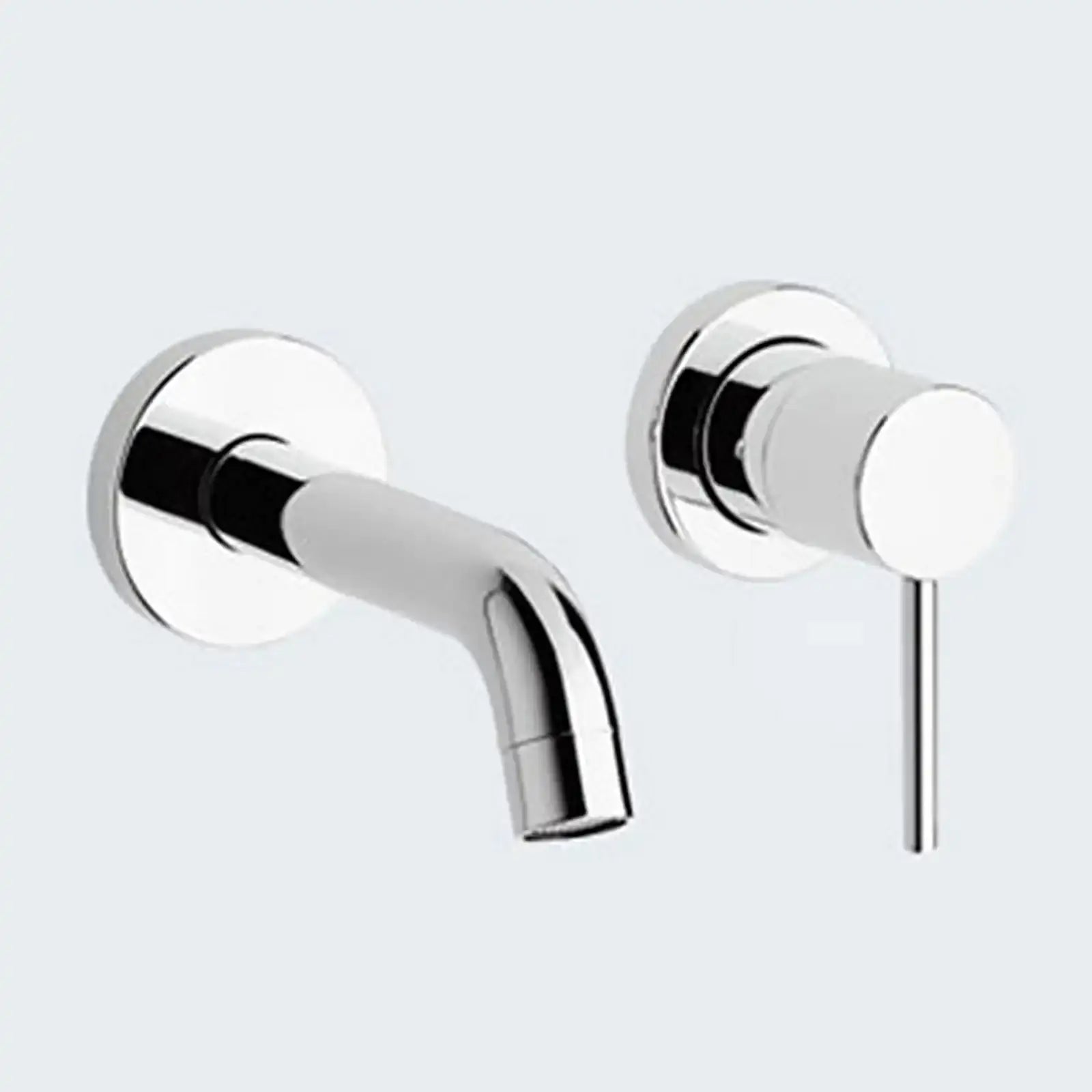 Paini Cox Chrome 2 Hole Wall Mounted Basin Set 78CR208UK