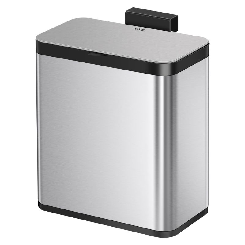 EKO Puro 7L Smooth Slide-Open Lid Steel Caddy