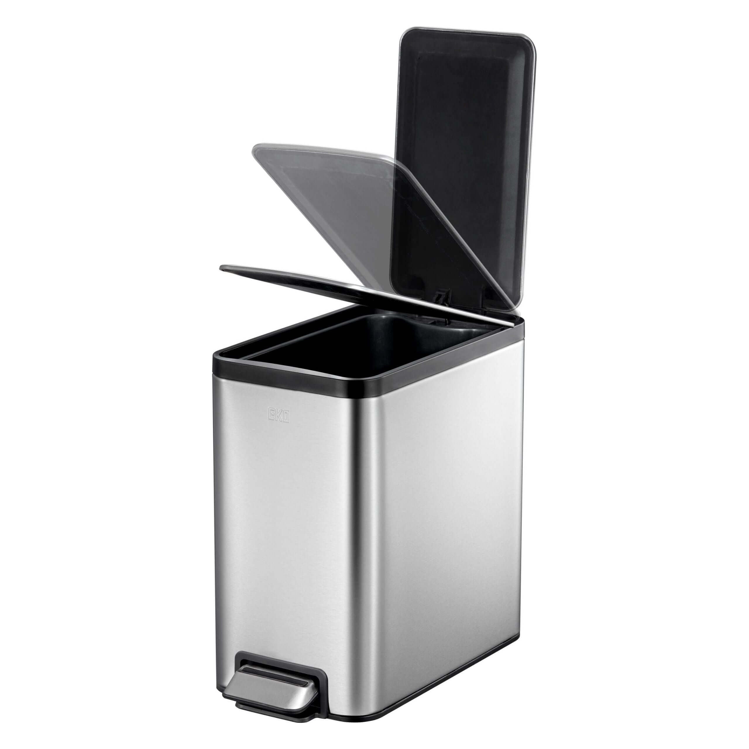 EKO Ecoslim 8L Stay Open Pedal Bin