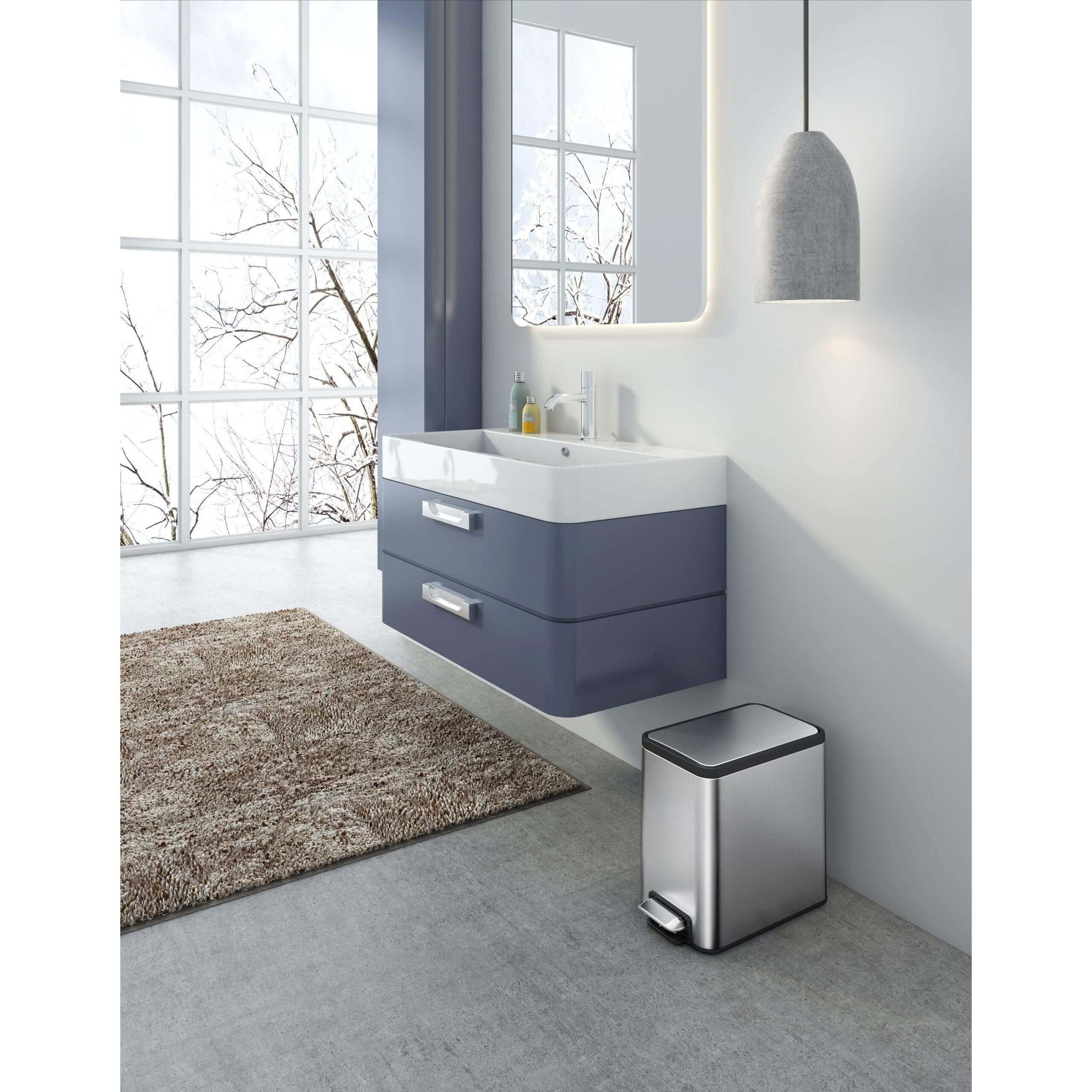 EKO Ecoslim 8L Stay Open Pedal Bin