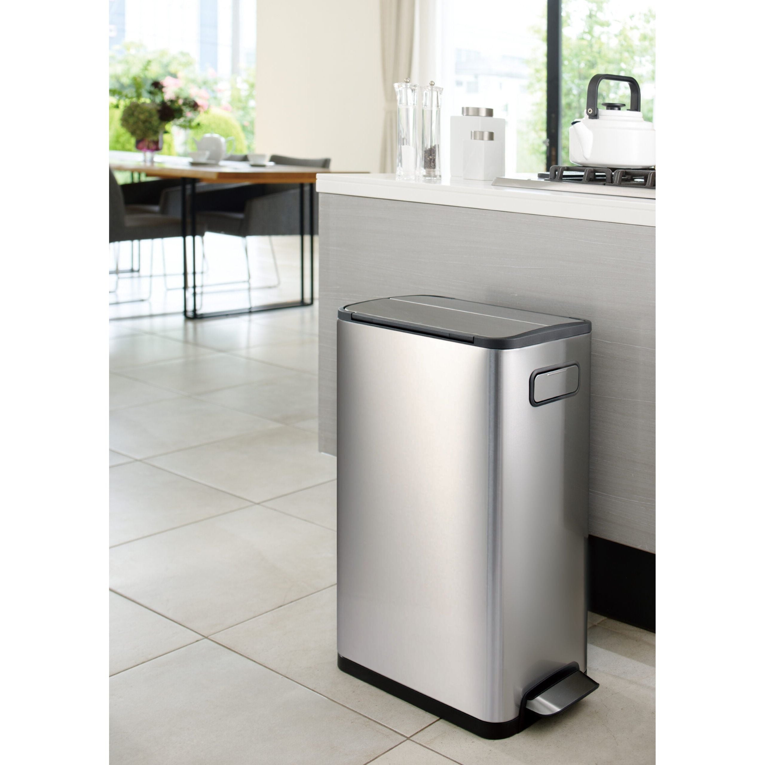 EKO Ecofly 45L Space Saving Kitchen Pedal Bin