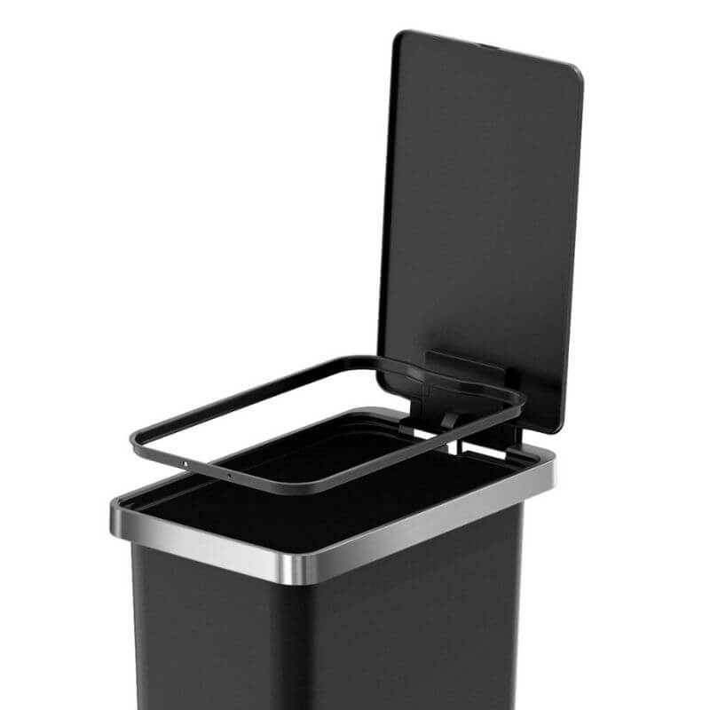 EKO Hana 45L Space Saving, Soft Close Recycling Kitchen Pedal Bin
