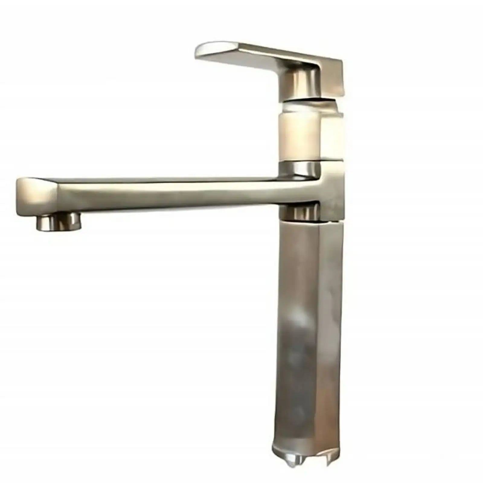 Paini Ovo Brushed Nickel Fountain Tower Kitchen Mixer Tap 86PW579UK