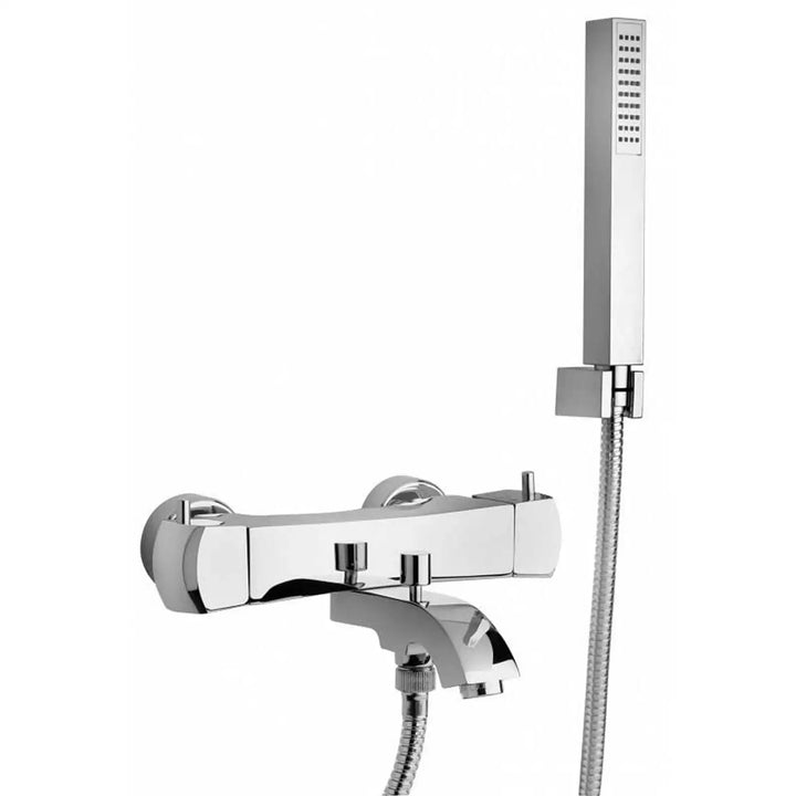 Paini Lady Chrome Thermostatic Bath Shower Mixer Tap with Shower Kit 89CR100TH