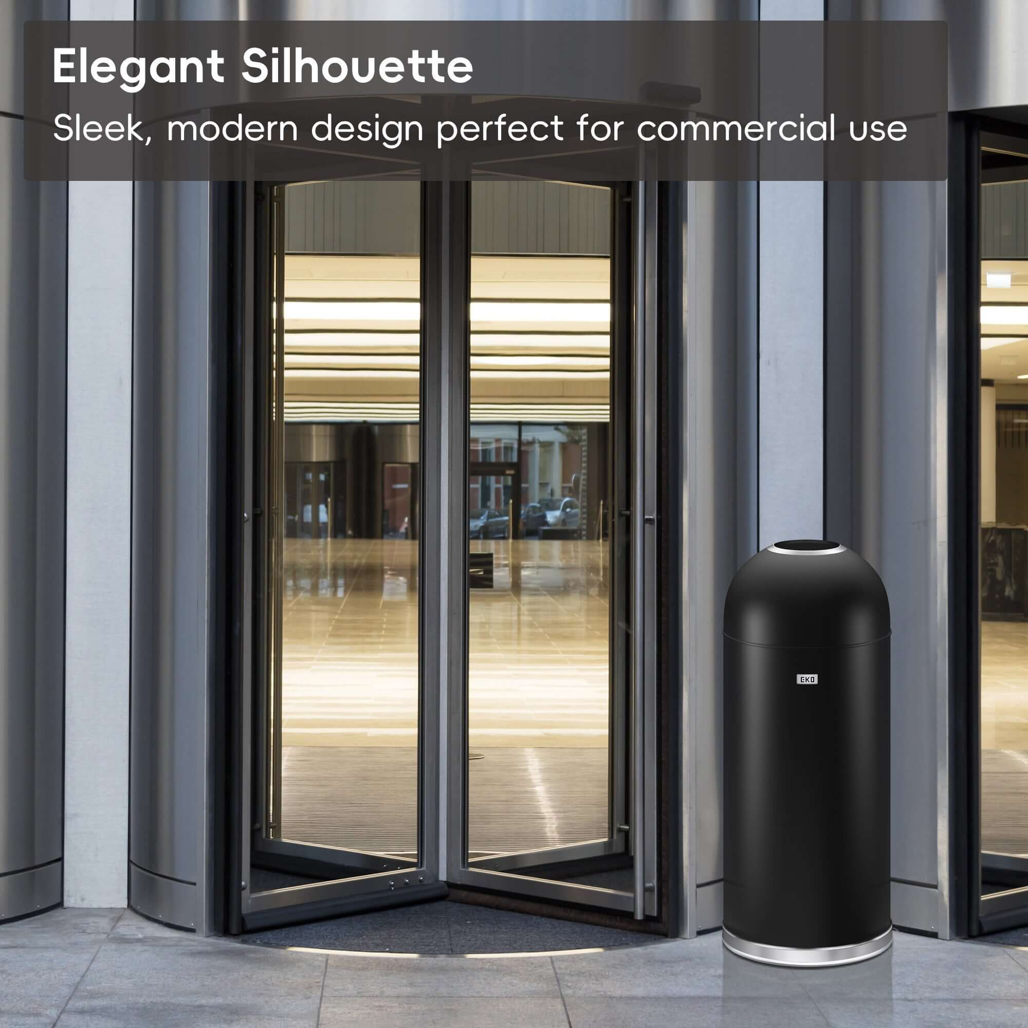 EKO Eternal 56L Wide Open Commercial Kitchen Bin