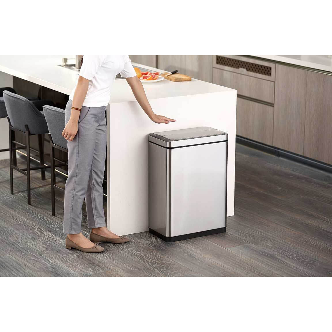 EKO Deluxe Phantom Recycling Sensor Bin 30L