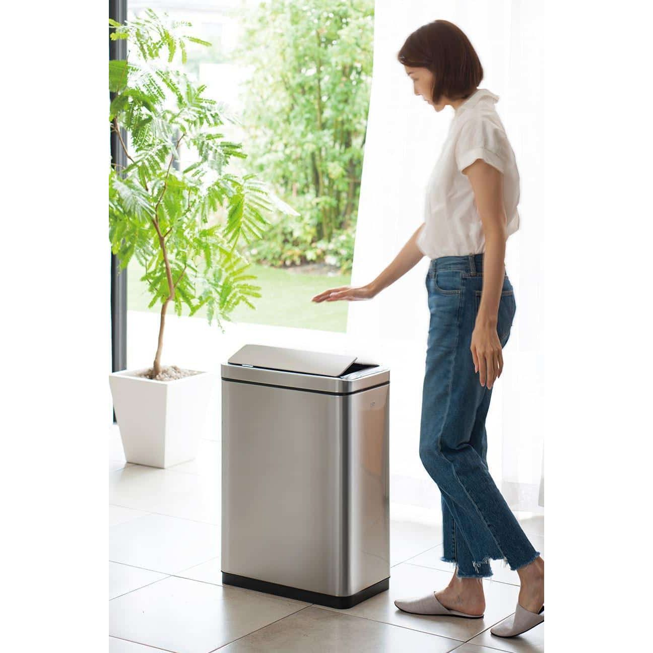 EKO Deluxe Phantom 45L Soft Close Sensor Kitchen Bin