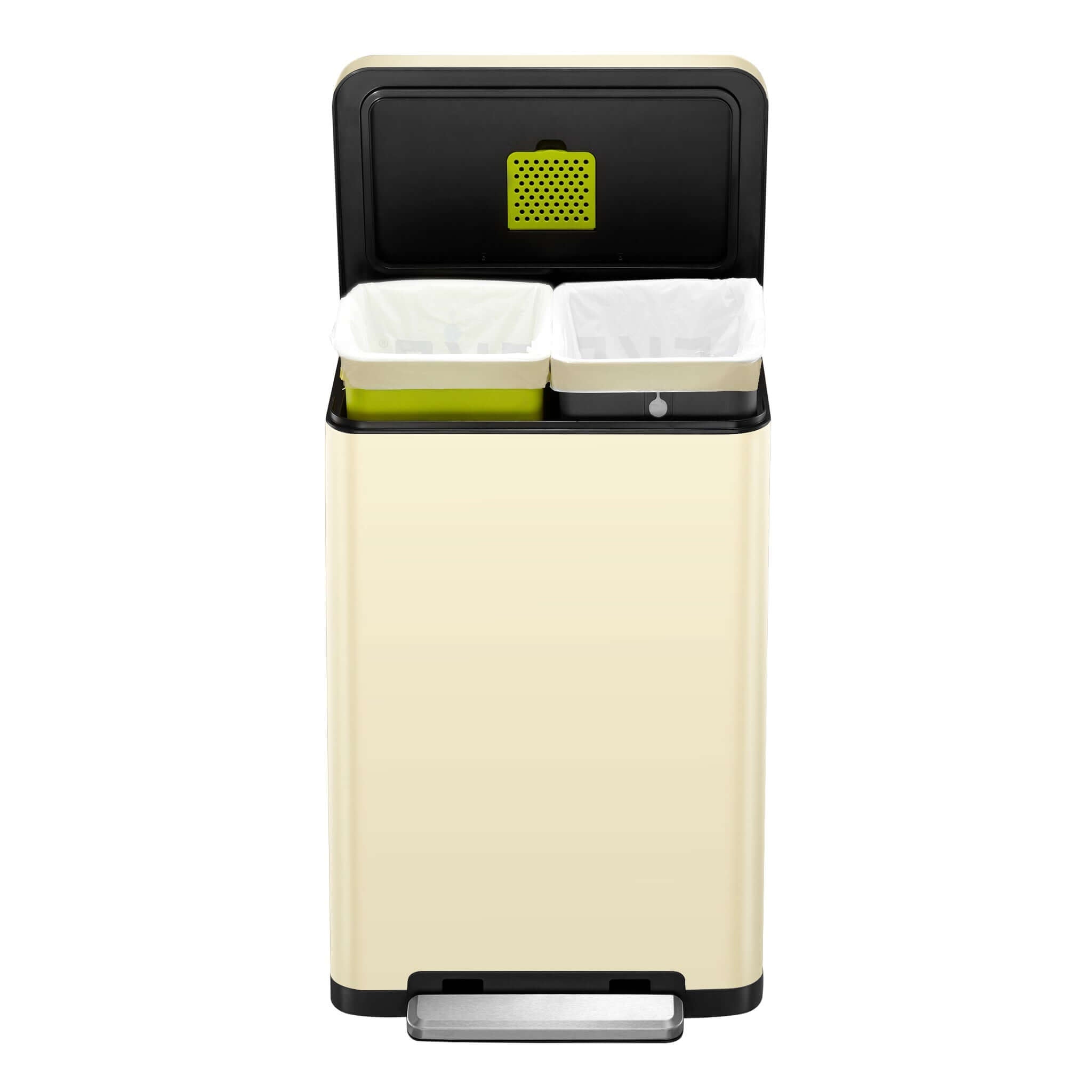 EKO X Cube 20L+20L Dual Recycling Soft Close Pedal Bin