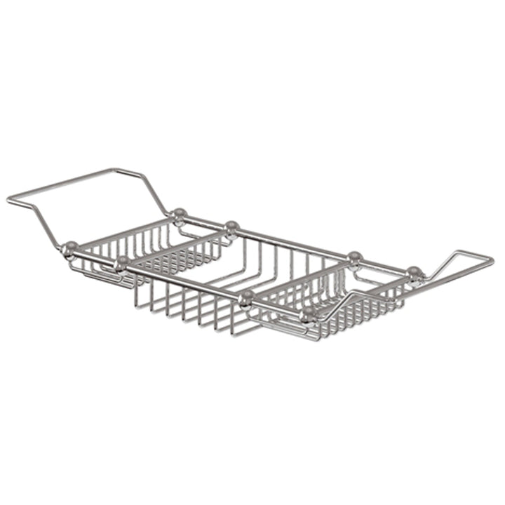 Burlington Chrome Brass Extendable Bath Rack