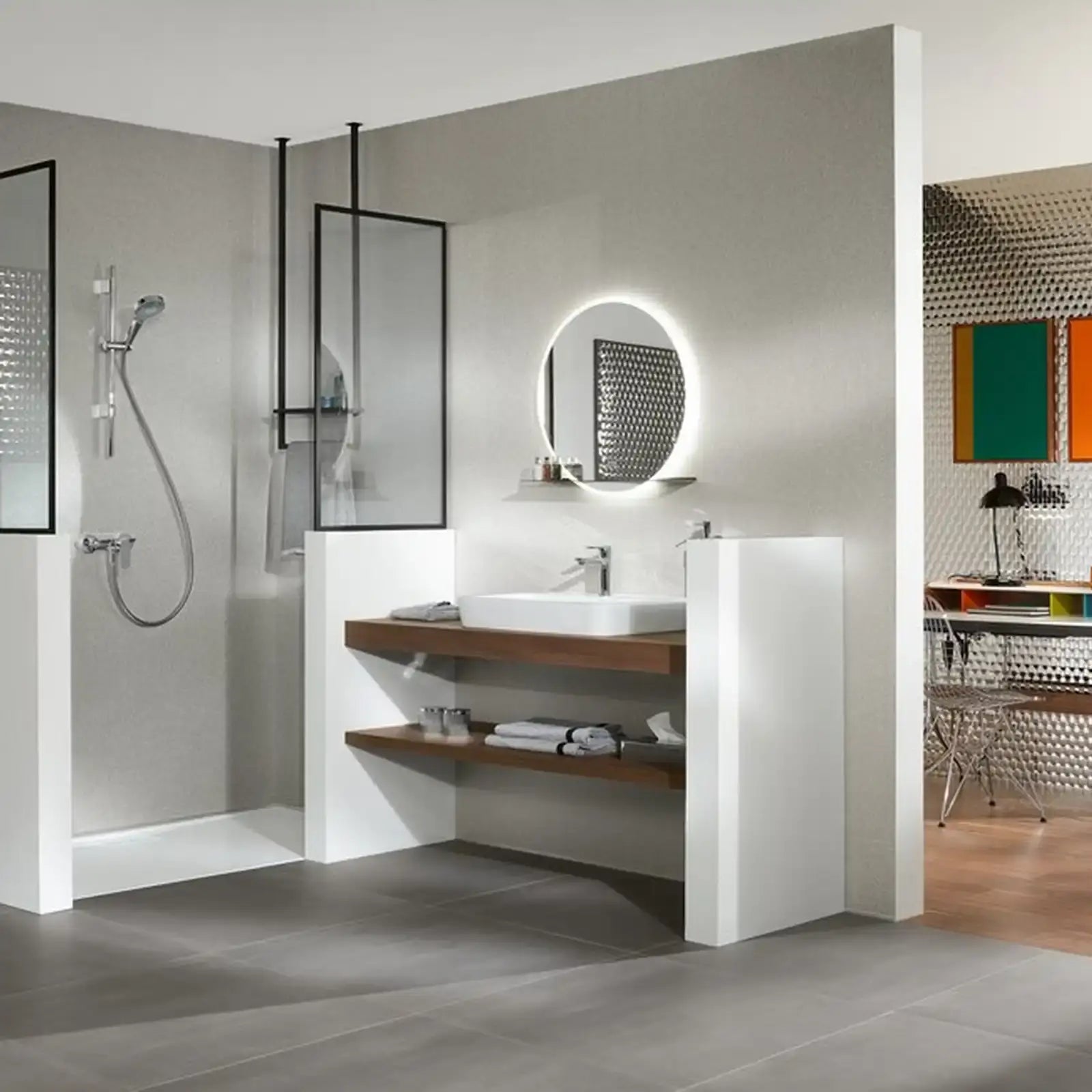 Villeroy & Boch More to See Lite+ Mirror with Lighting 650 x 650 x 23 mm