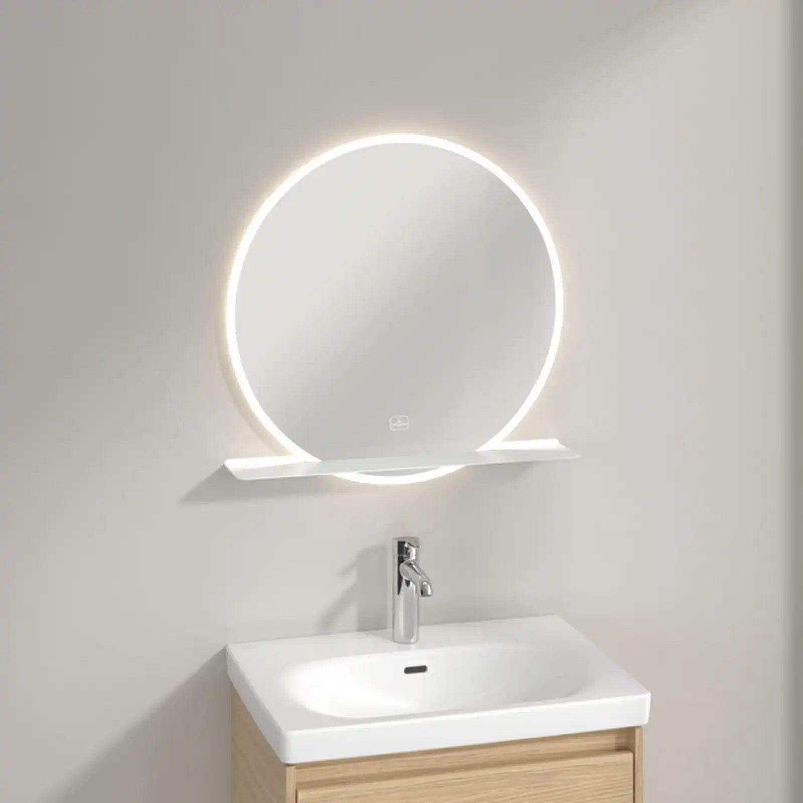 Villeroy & Boch More to See Lite+ Mirror with Lighting 650 x 650 x 23 mm