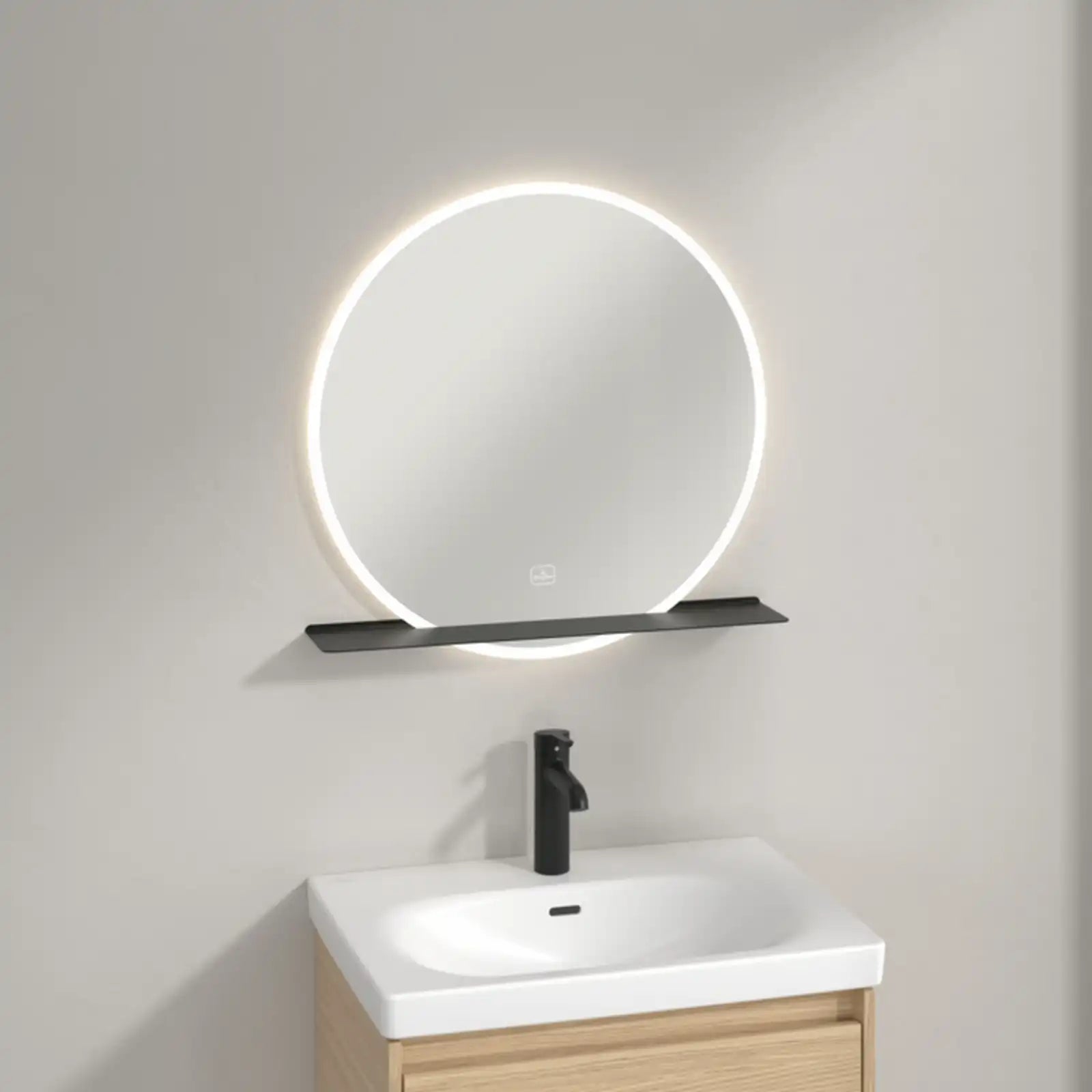 Villeroy & Boch More to See Lite+ Mirror with Lighting 650 x 650 x 23 mm