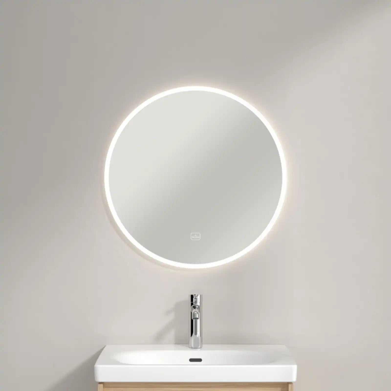 Villeroy & Boch More to See Lite+ Mirror with Lighting 650 x 650 x 23 mm
