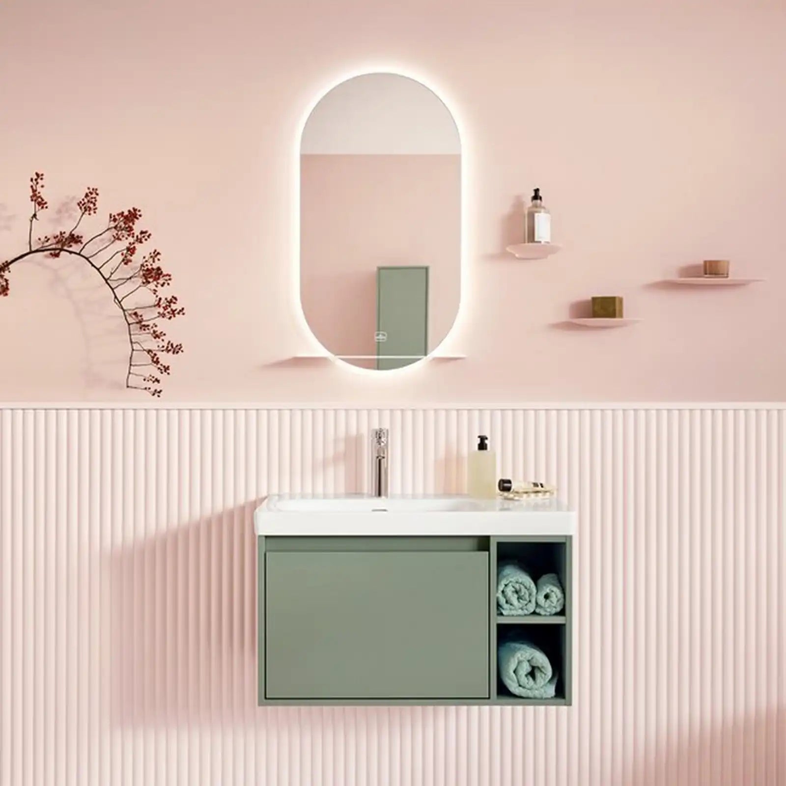 Villeroy & Boch More to See Lite+ Mirror with Lighting 500 x 900 x 23 mm